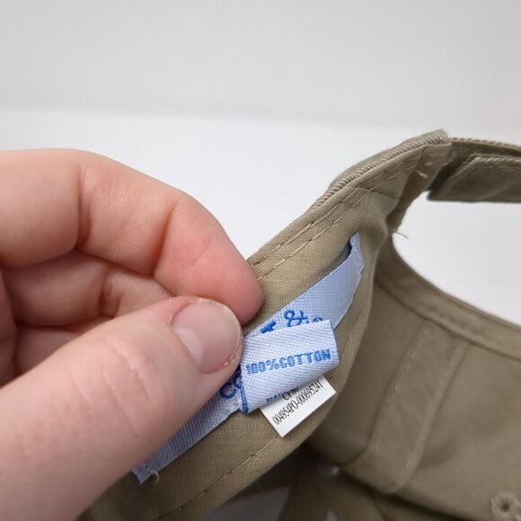 Happy Husky Strapback Hat Tan One Size Embroidered Port & Company - Picture 9 of 9